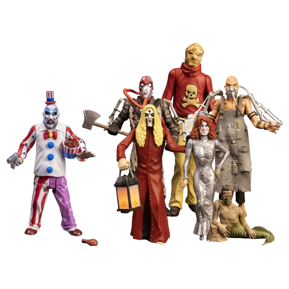 House of 1000 Corpses 5-Inch Action Figure Set of 4 (No Captain Spaulding)
