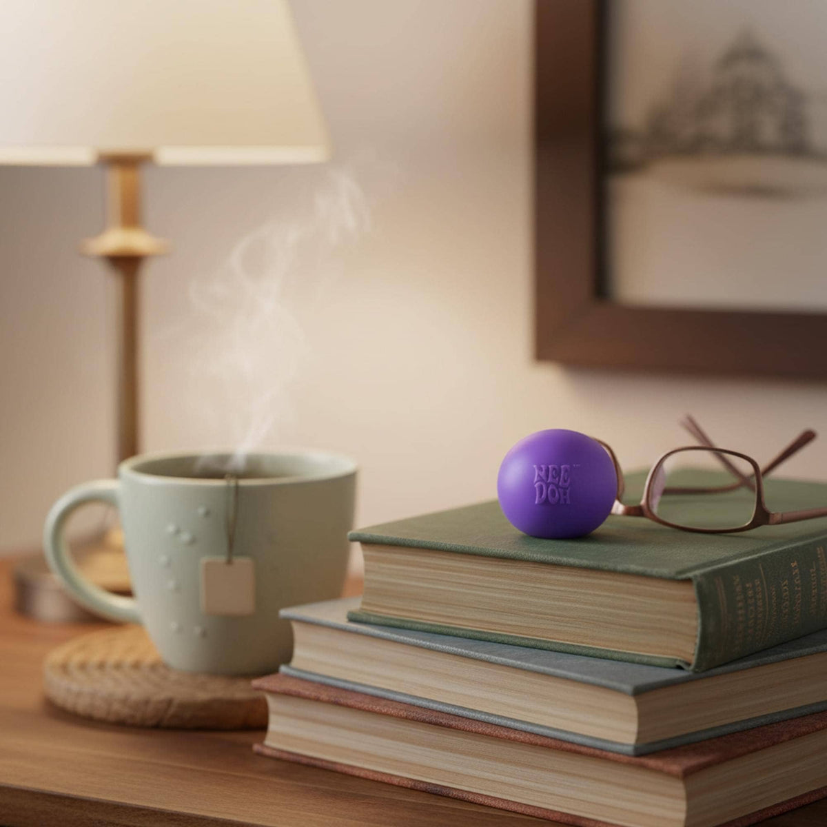 World's Smallest Nee-Doh Purple Squishy Stress Reliever
