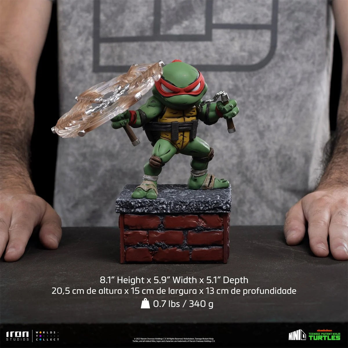 Teenage Mutant Ninja Turtles Michelangelo V.2 Red Mask Version Limited Edition Statue - Previews Exclusive