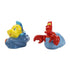 The Little Mermaid Flounder and Sebastian Sculpted Salt and Pepper Shaker Set