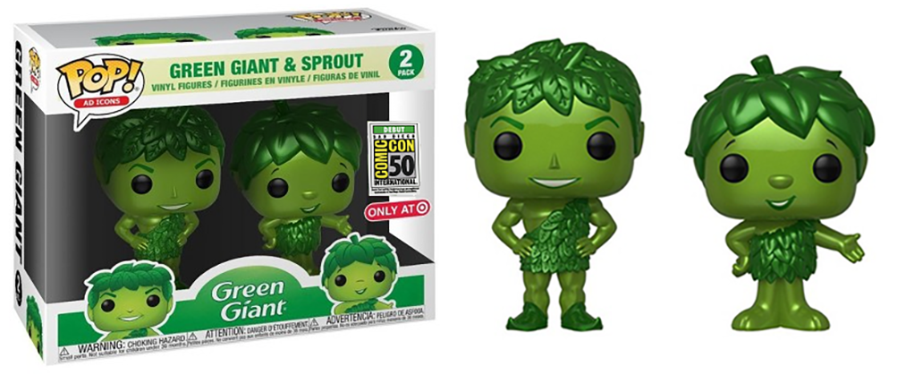 Green Giant & Sprout (Metallic, Ad Icons) 2-pk - 2019 SDCC
