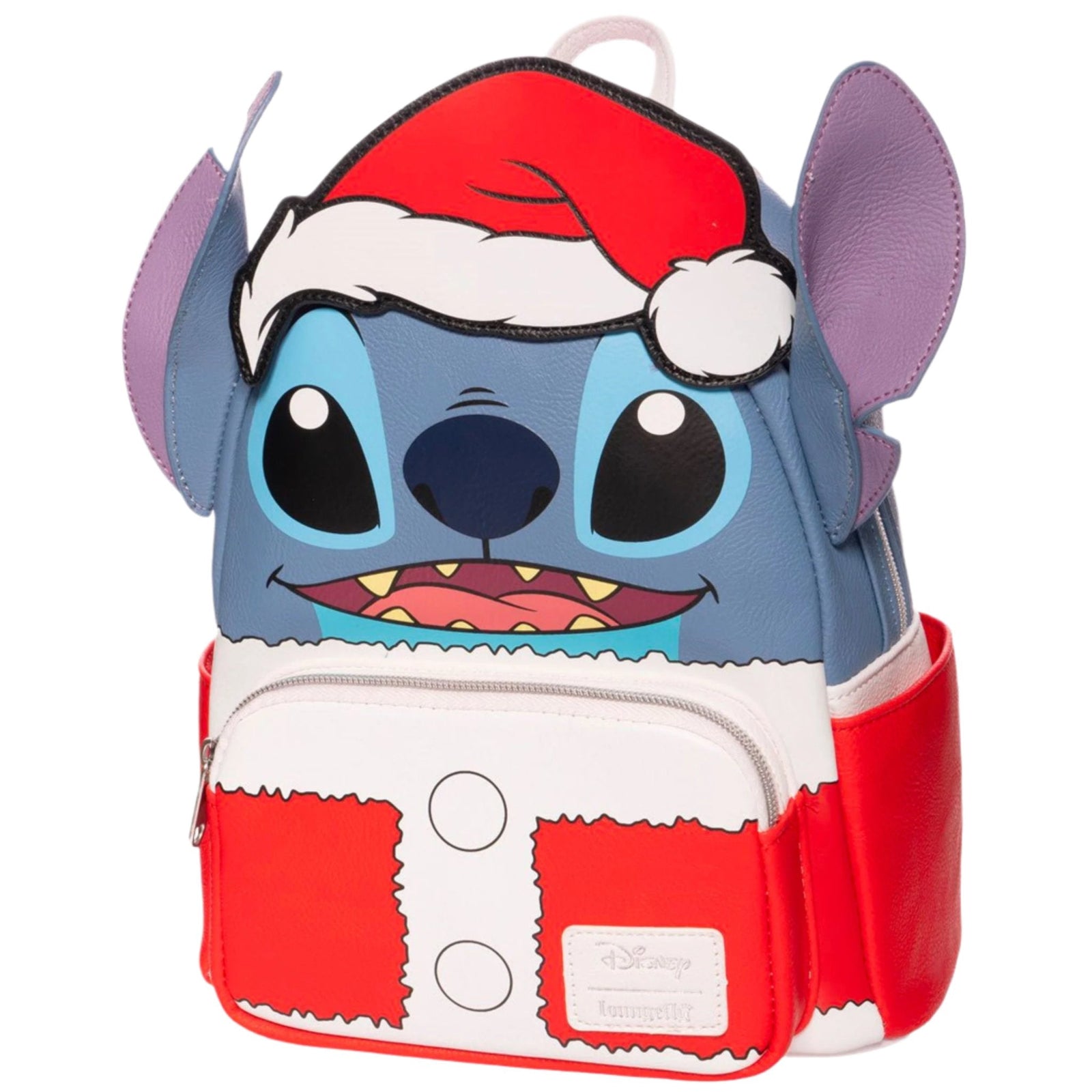 Lilo & Stitch Holiday Santa Stitch Disney EE Exclusive Mini Backpack by Loungefly