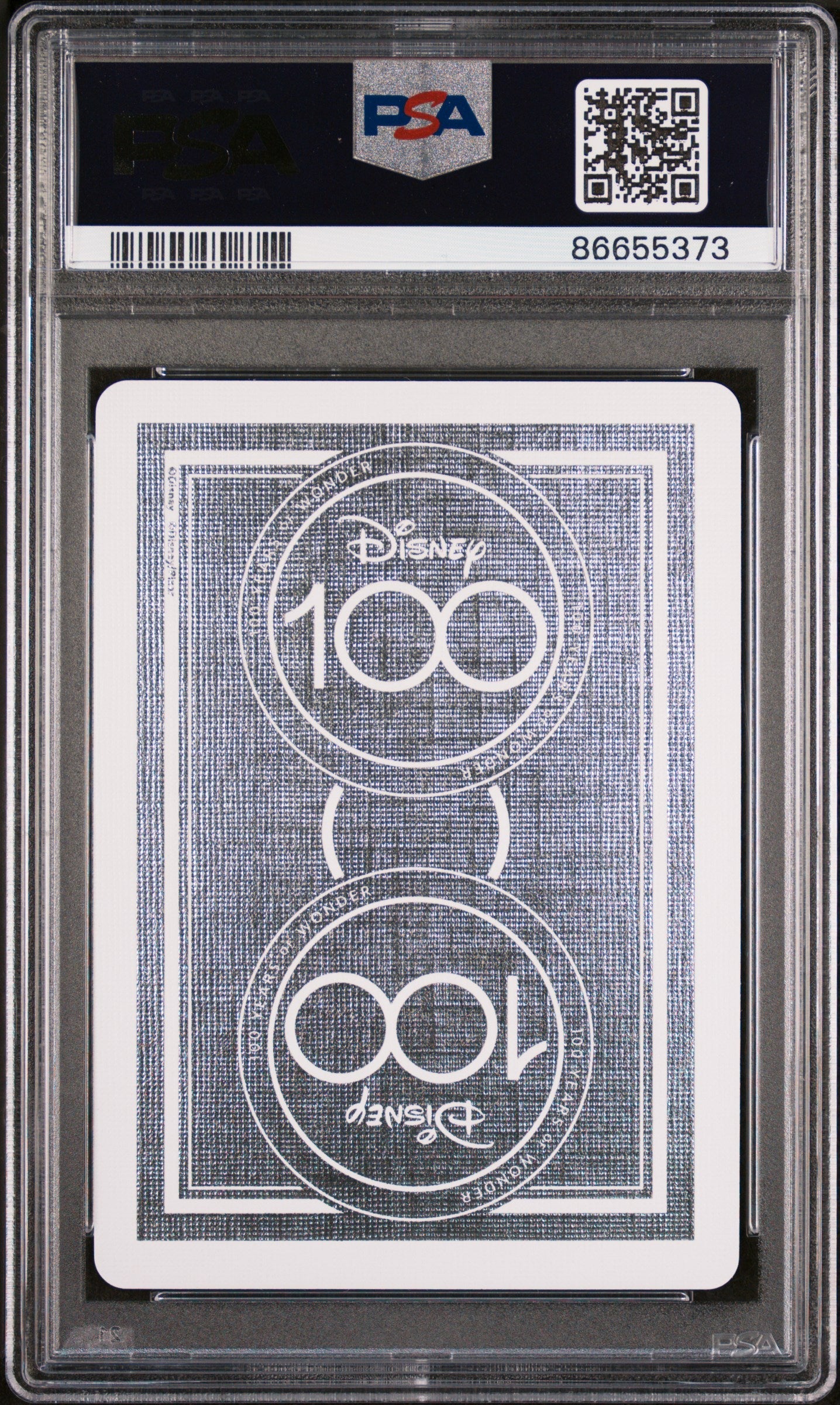 2023 DISNEY 100 PLAYING CARDS SNOW WHITE 3 OF DIAMONDS PSA 10