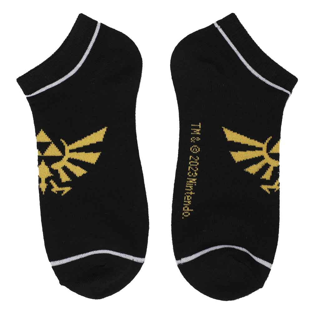 Hyrule Crest (The Legend of Zelda) Ladies Ankle Socks 5 Pair Set