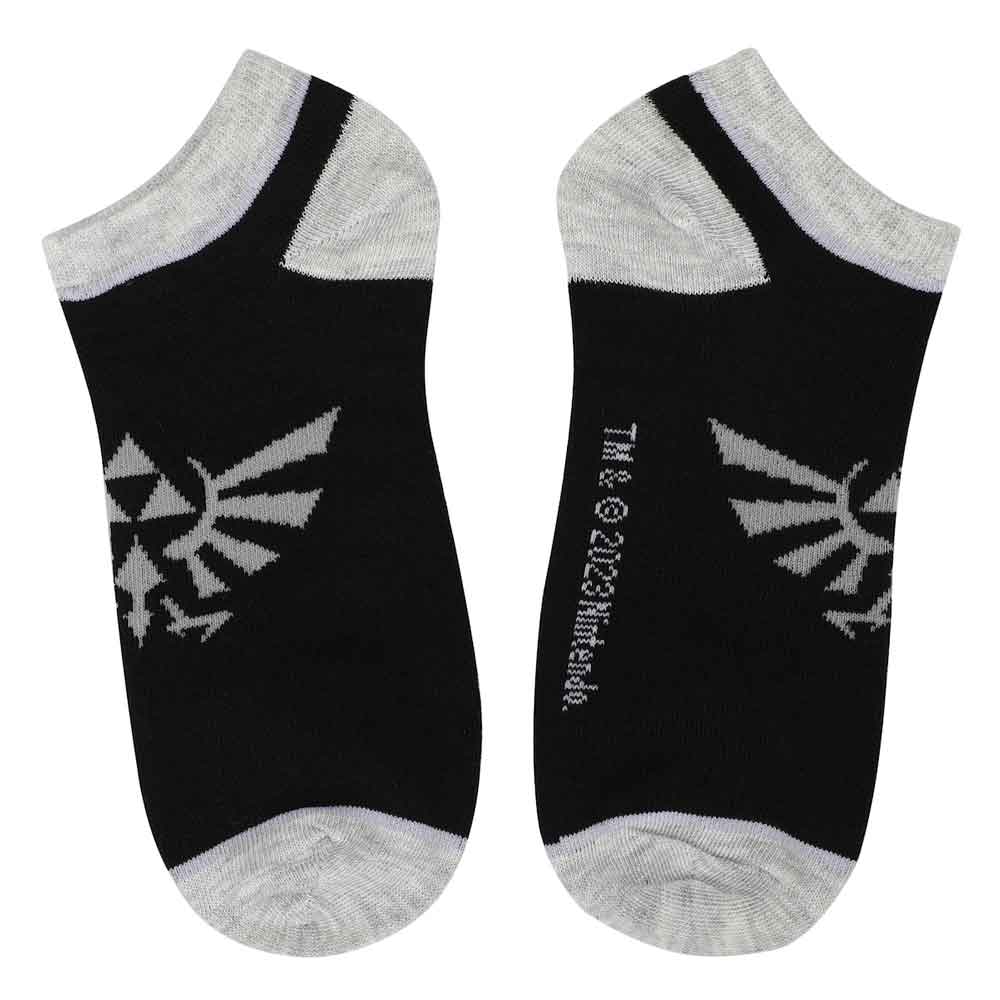 Hyrule Crest (The Legend of Zelda) Ladies Ankle Socks 5 Pair Set