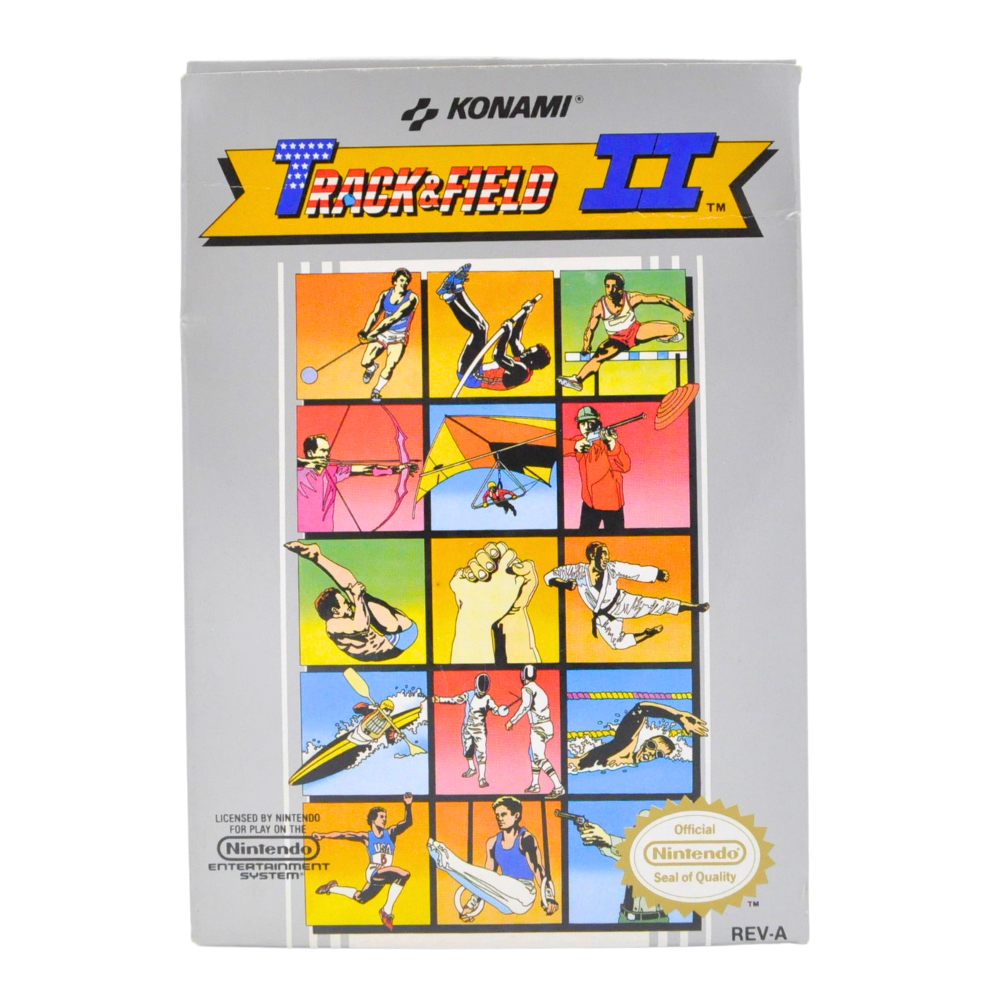 NES Cart Complete in Box - Track & Field II