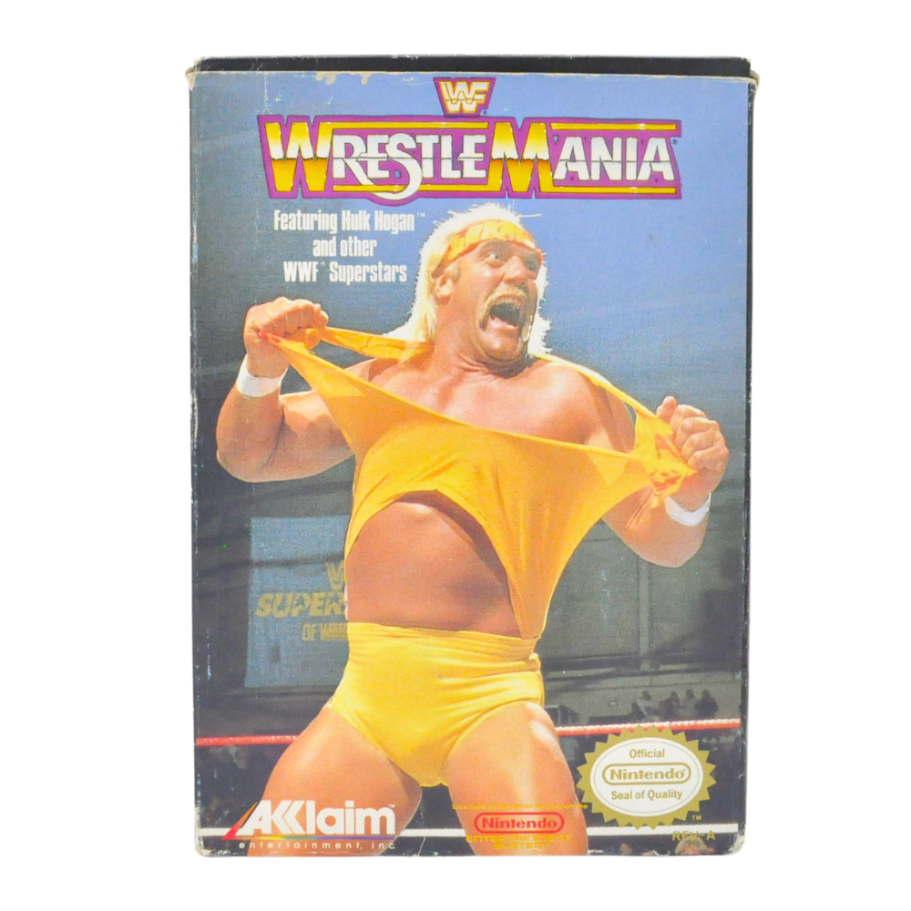 NES Cart Complete in Box - Wrestle Mania