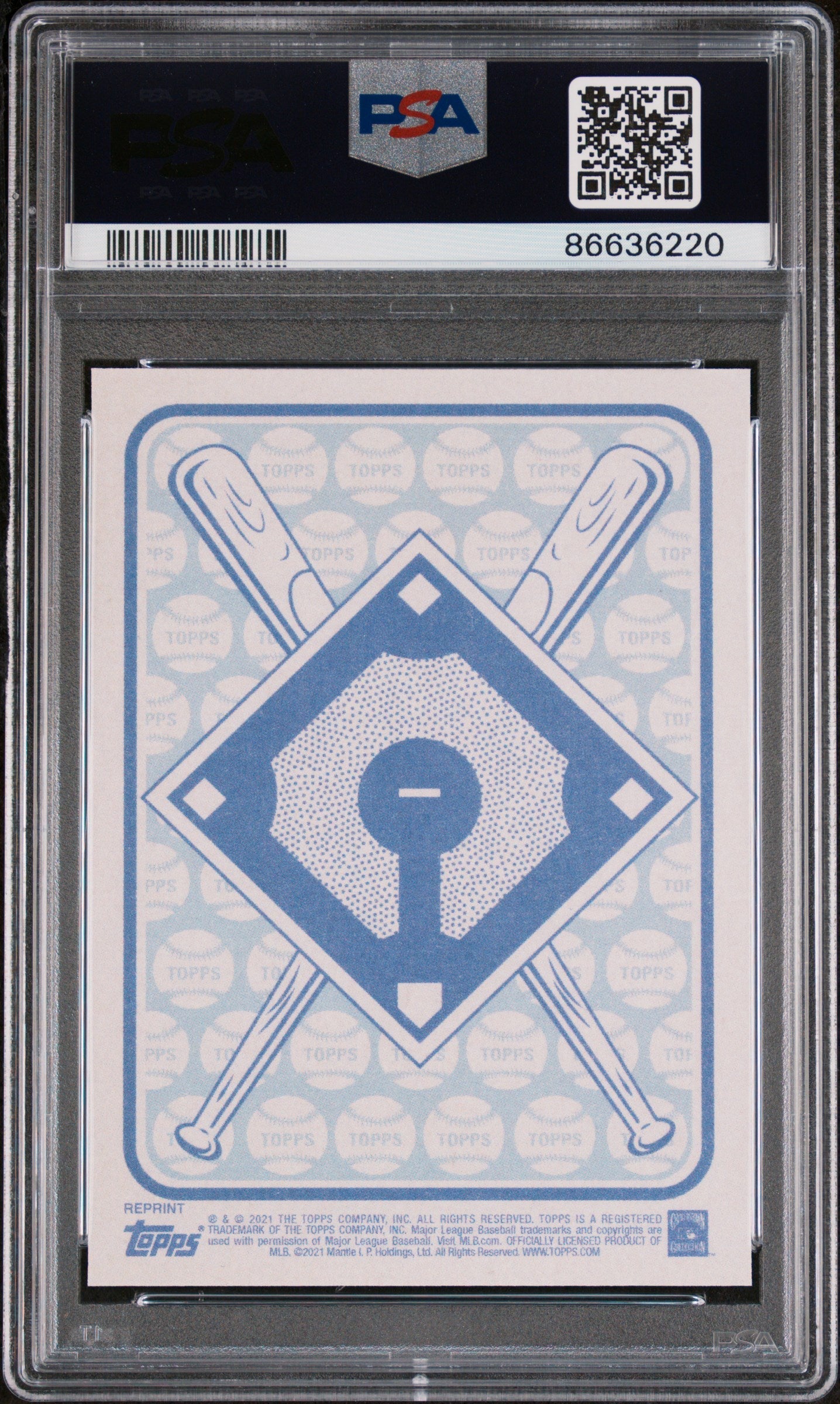2021 TOPPS X MICKEY MANTLE COLLECTION #39 - PSA 9