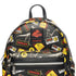 Jurassic Park Warning Signs Mini Backpack by LoungeFly