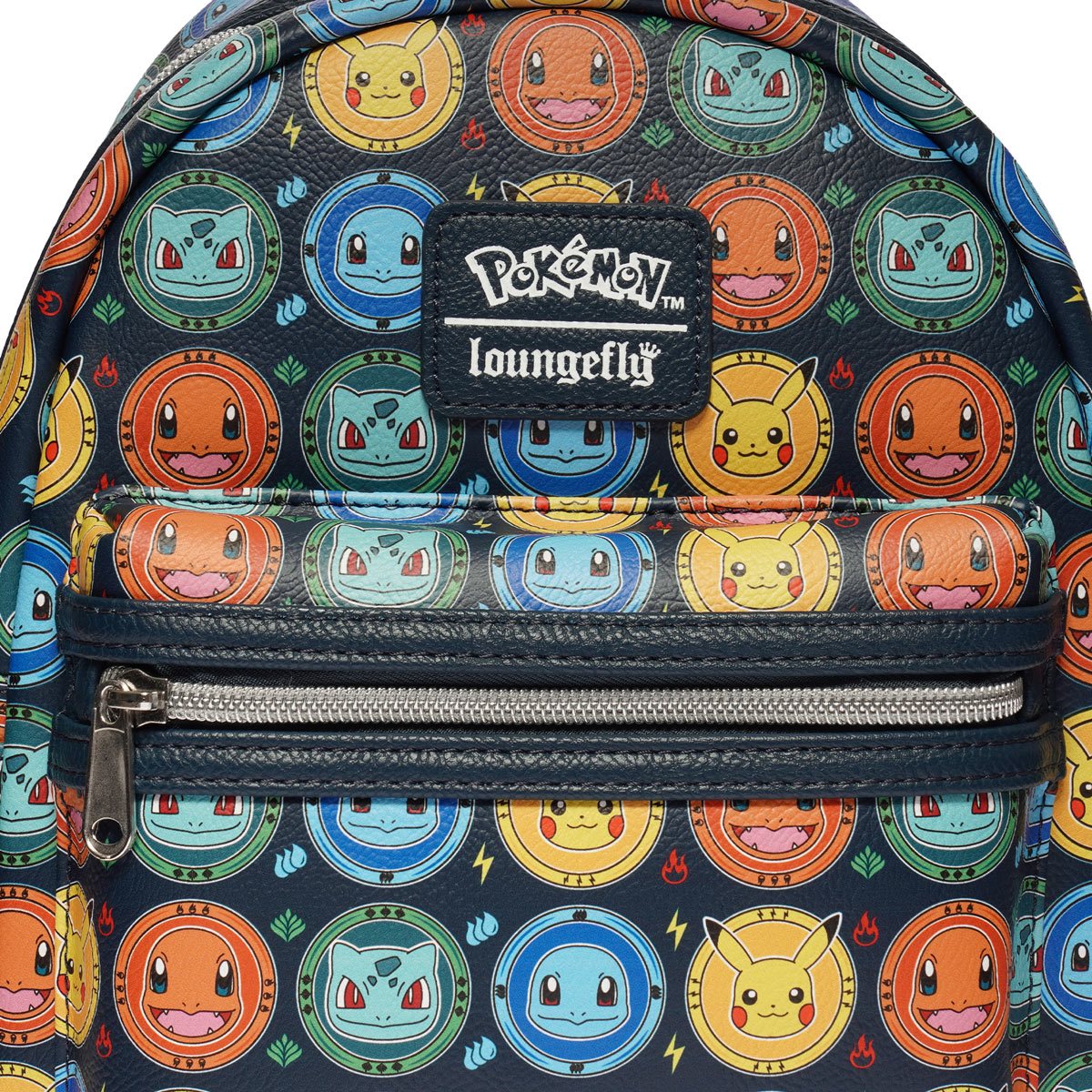 Pokemon Mini Backpack by Loungefly Kanto Starters EE Exclusive