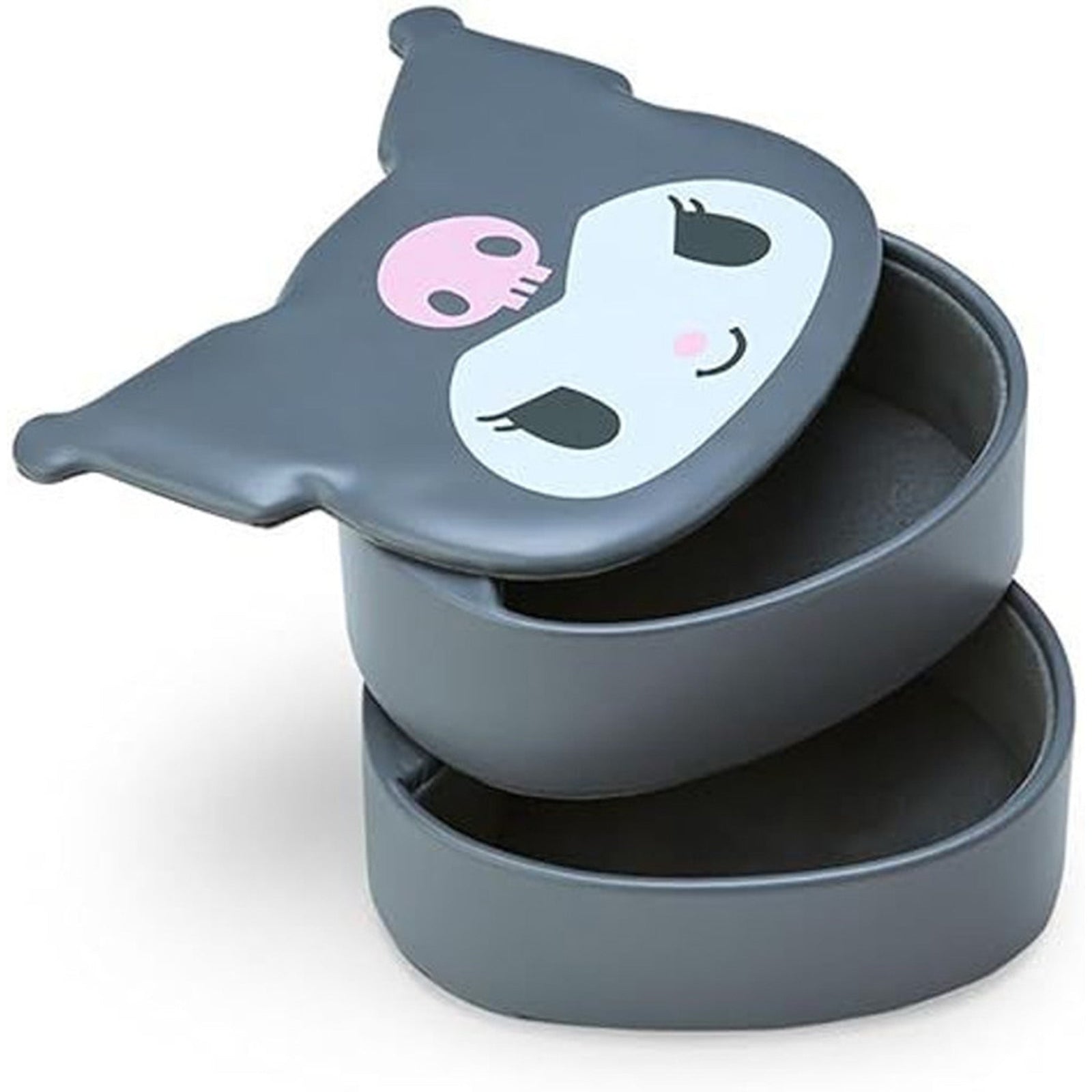 Kuromi 2-Tiered Sanrio Twist Open Trinket Box