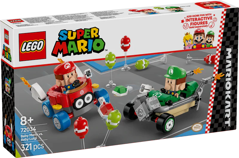 LEGO 72034 Mario Kart Baby Mario vs. Baby Luigi