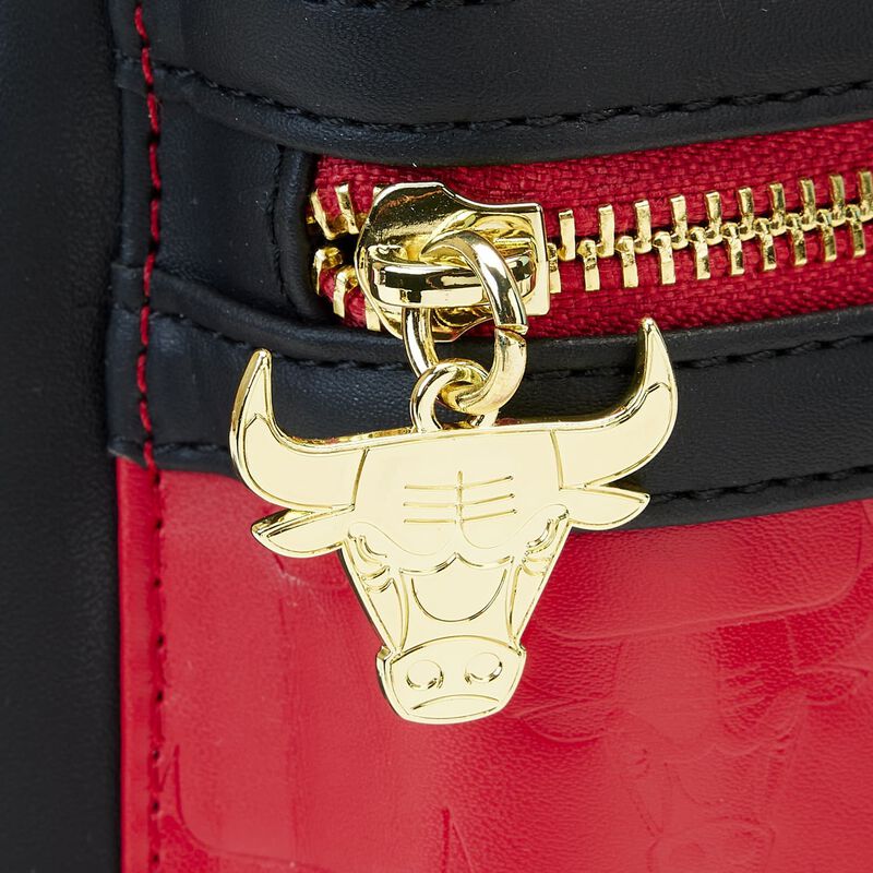 NBA Chicago Bulls Patch Icons Mini Backpack by Loungefly