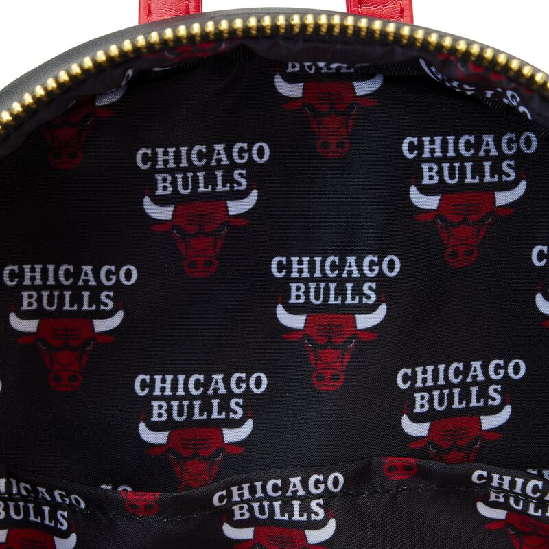 NBA Chicago Bulls Patch Icons Mini Backpack by Loungefly