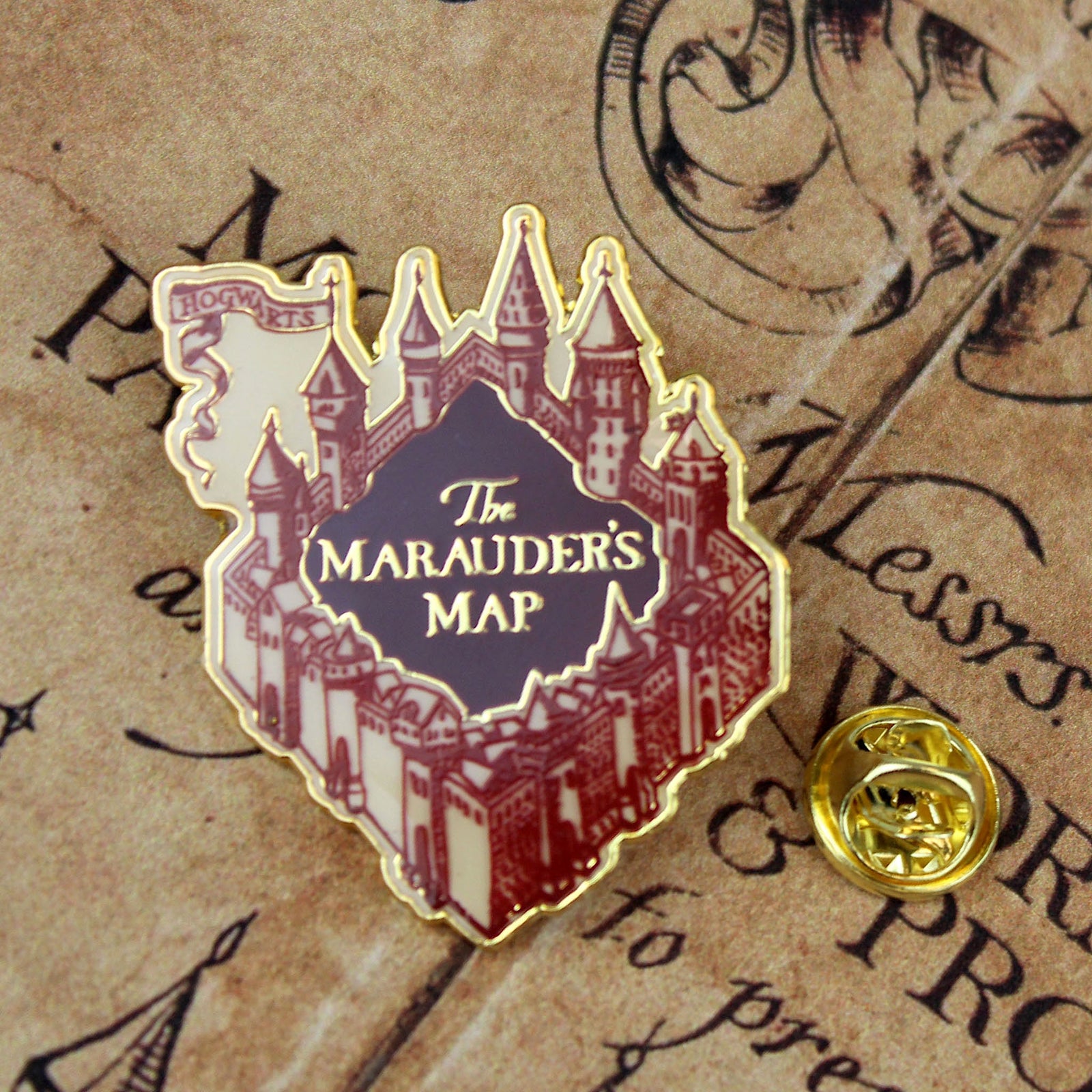 Harry Potter Marauder's Map Enamel Pin