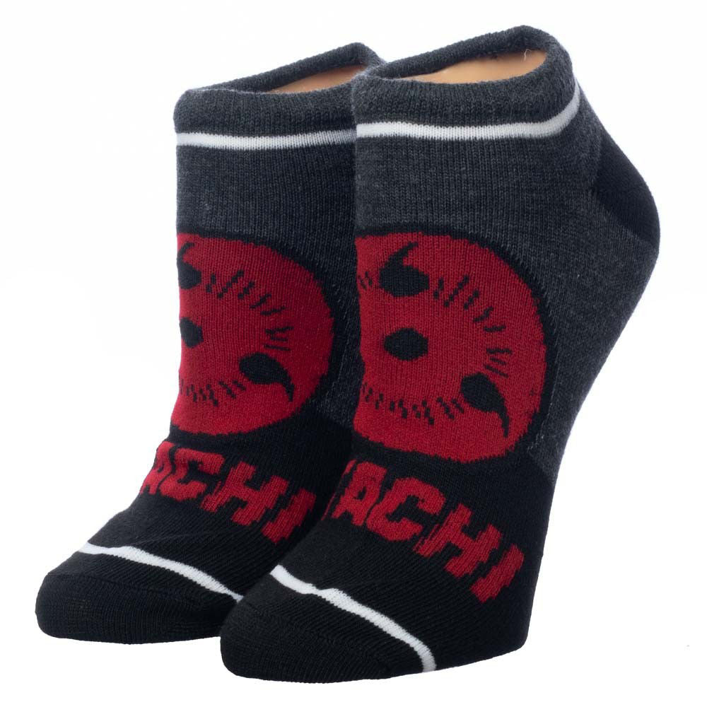 Naruto Shippuden Symbols Colorblock Ankle Socks 5 Pair Set