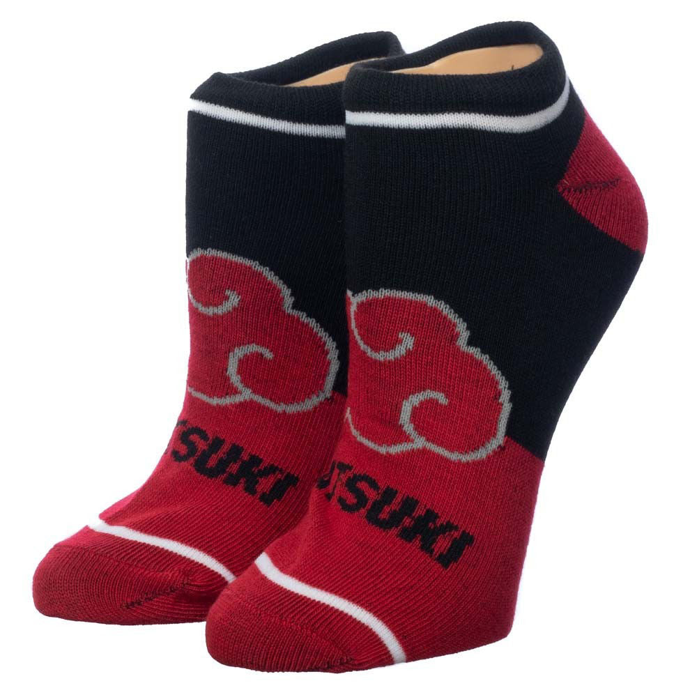 Naruto Shippuden Symbols Colorblock Ankle Socks 5 Pair Set