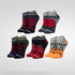 Naruto Shippuden Symbols Colorblock Ankle Socks 5 Pair Set