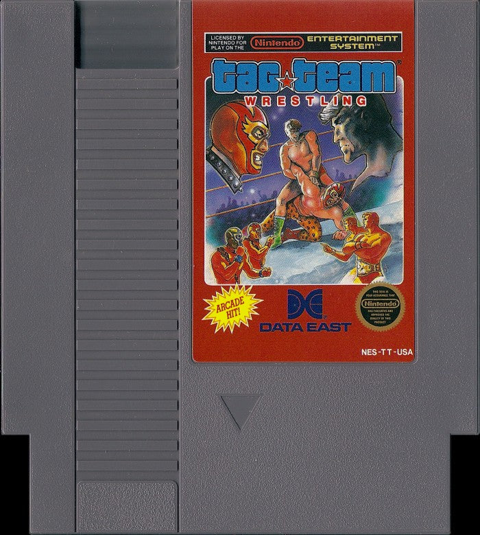 Loose NES Cart - Tag Team Wrestling (5 Screw)