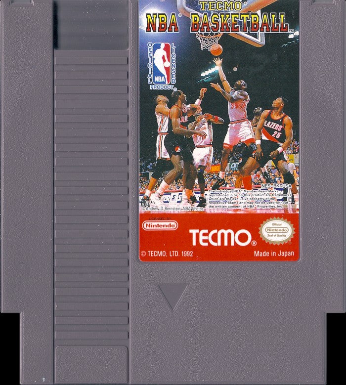 Loose NES Cart - Tecmo NBA Basketball