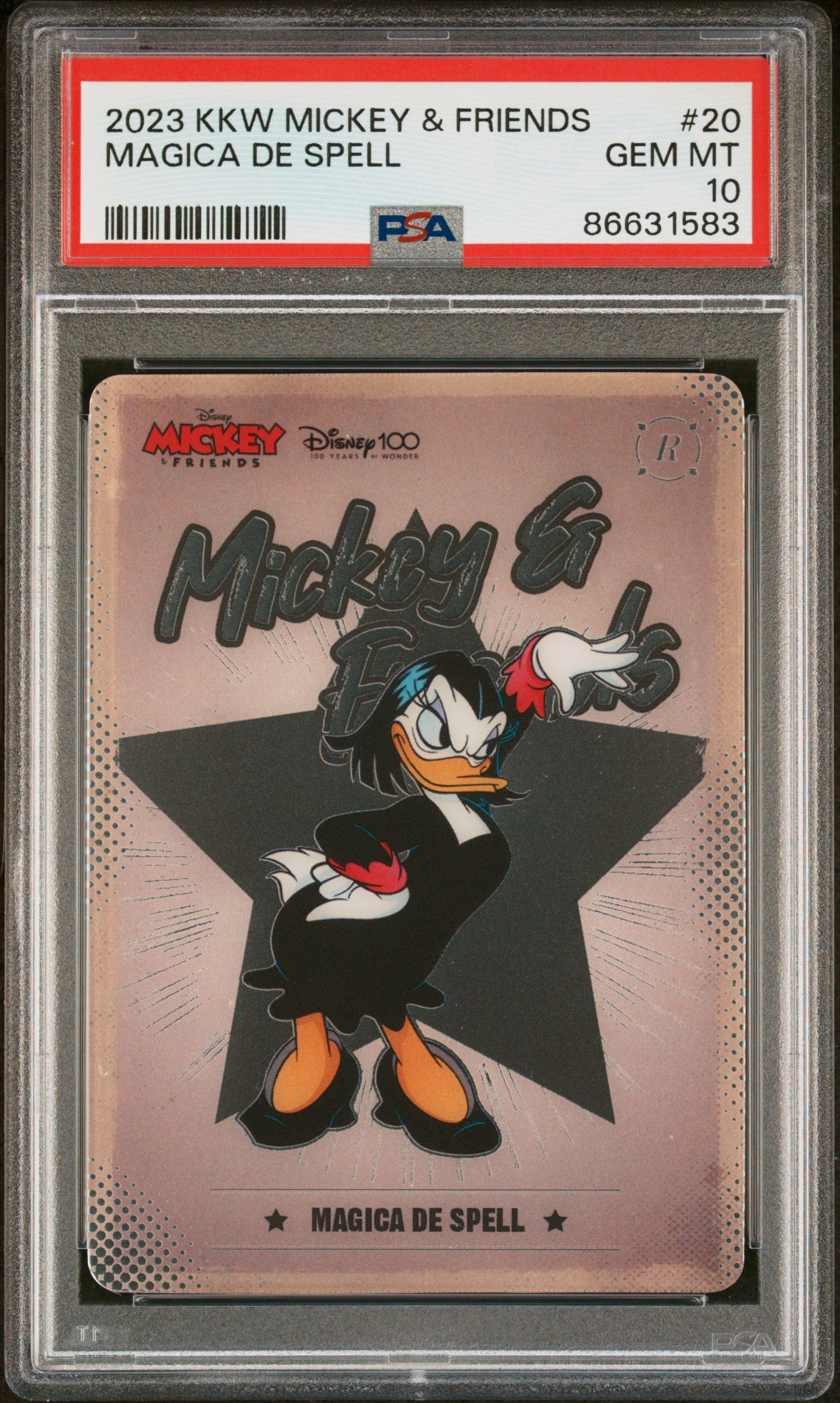 2023 KAKAWOW HOTBOX MICKEY & FRIENDS CHEERFUL TIMES MAGICA DE SPELL 20 PSA 10
