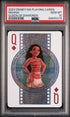 2023 DISNEY 100 PLAYING CARDS MOANA QUEEN OF DIAMONDS PSA 10