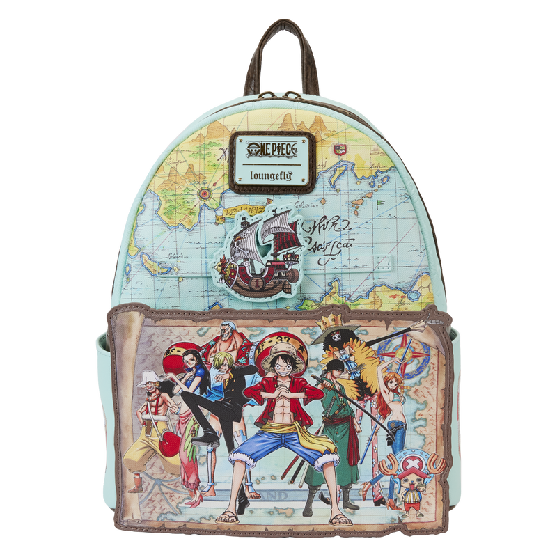 One Piece Loungefly Mini Backpack 25th Anniversary Straw Hat Crew