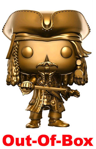 Out-Of-Box Jack Sparrow (Gold, Pirates of the Caribbean) 273 - Hot Topic Exclusive