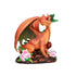 Fantasy Peach Dragon FIgurine
