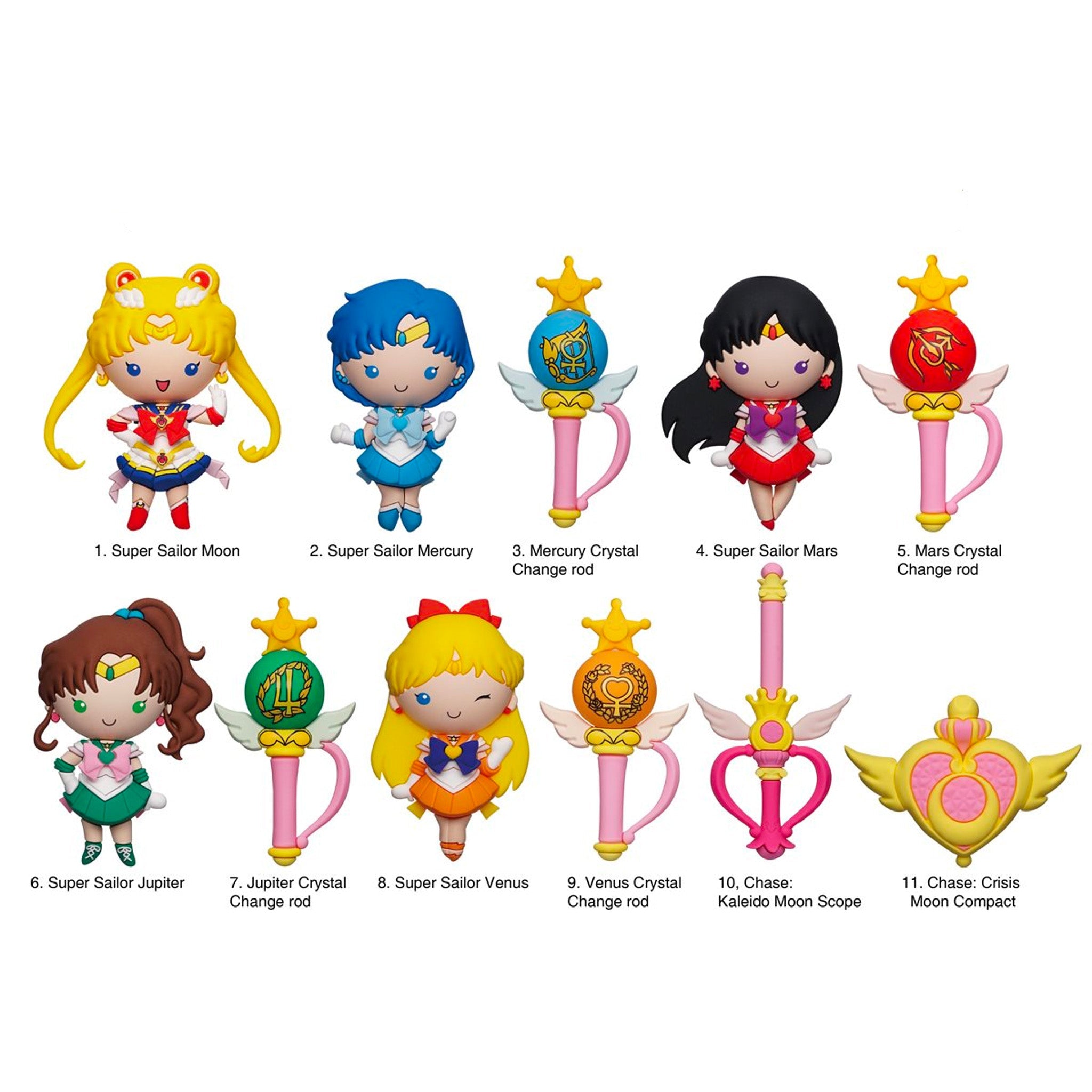 Sailor Moon Series 7 3D Sculpted Character Keychain Clip Blind Bag
