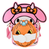 Sanrio My Melody Pumpkin Crossbody Bag with Coin Pouch by Loungefly