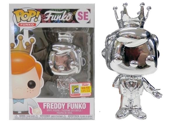Freddy Funko (Silver Chrome) SE - 2018 SDCC Exclusive/1000 Made