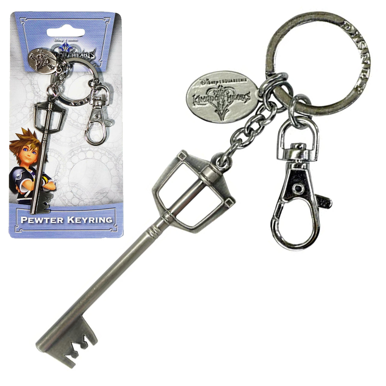 Kingdom Key Keyblade Sora's Keyblade Pewter Keychain
