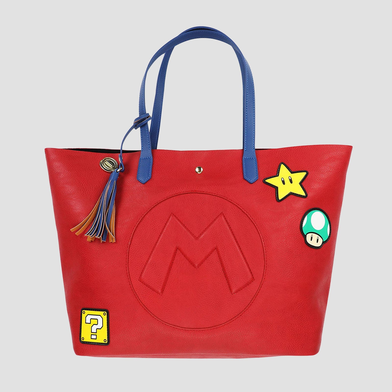 Super Mario Bros Patch Tote Bag