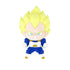 Dragon Ball Z Super Saiyan Vegeta 3D Foam Magnet