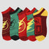 The Flash: Worlds Collide 5-Pack Women's Ankle Socks