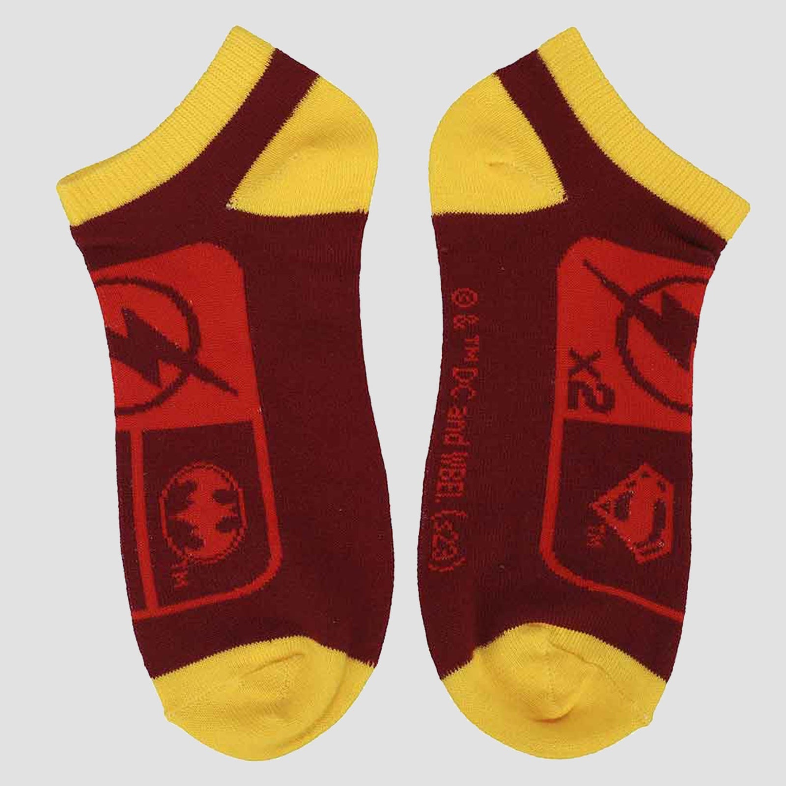 The Flash: Worlds Collide 5-Pack Women's Ankle Socks