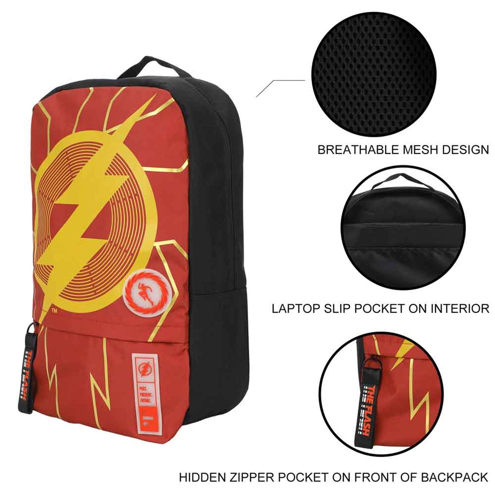 The Flash (DC Comics) Worlds Collide Laptop Backpack