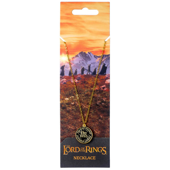 The Lord of the Rings Logo Enamel Necklace