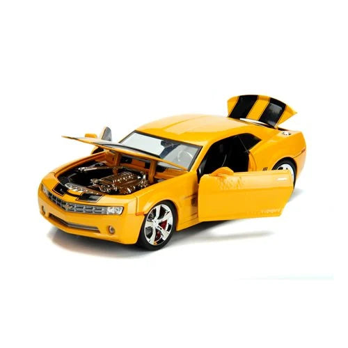*Dent/Ding Packaging* - Transformers Hollywood Rides Bumblebee 2006 Chevy Camaro 1:24 Scale Die-Cast Metal Vehicle with Coin