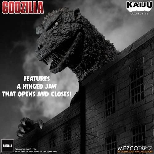 Kaiju Collective Godzilla (1954) Black and White Edition Figure