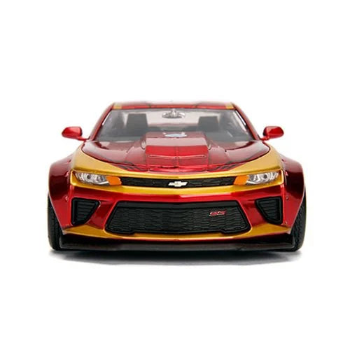 *Dent/Ding Packaging* - Iron Man Hollywood Rides 2016 Chevy Camaro 1:24 Vehicle