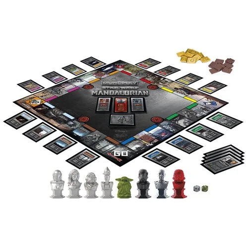 Star Wars The Mandalorian Monopoly Collector's Edition with Retro Remnant Stormtrooper Action Figure