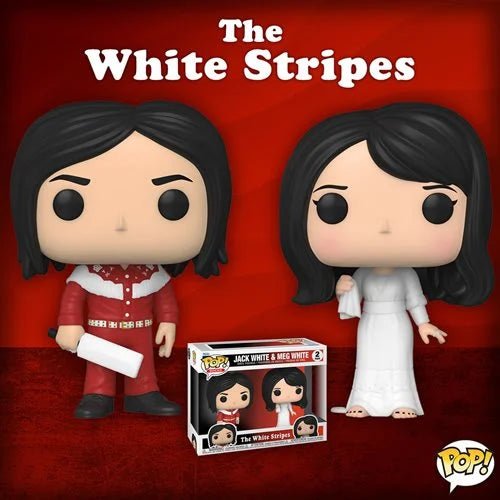 The White Stripes Jack White and Meg White Pop! Vinyl Figure 2-Pack