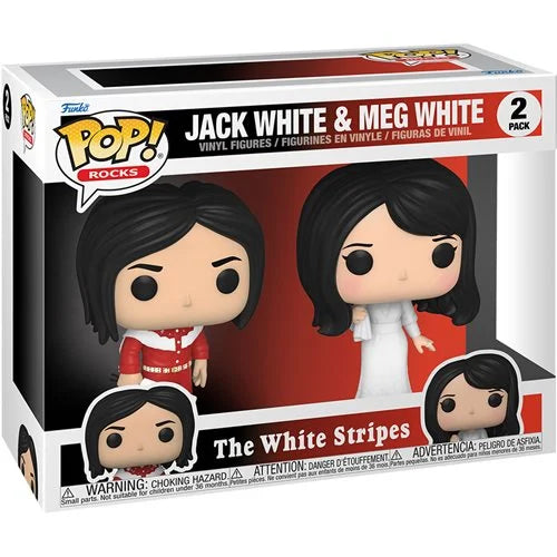 The White Stripes Jack White and Meg White Pop! Vinyl Figure 2-Pack