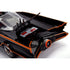 Batman 1966 TV Series Batmobile 1:18 Scale Die-Cast Metal Vehicle with Lights 3-Inch Batman and Robin Figures