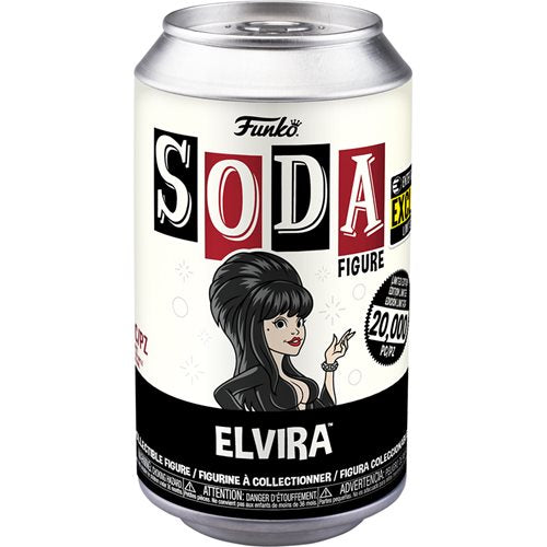 Sealed Elvira Vinyl Soda Figure w/ Chance of Chase - Entertainment Earth Exclusive