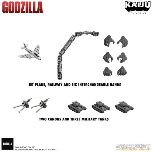 Kaiju Collective Godzilla (1954) Black and White Edition Figure