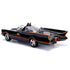 Batman 1966 TV Series Batmobile 1:18 Scale Die-Cast Metal Vehicle with Lights 3-Inch Batman and Robin Figures