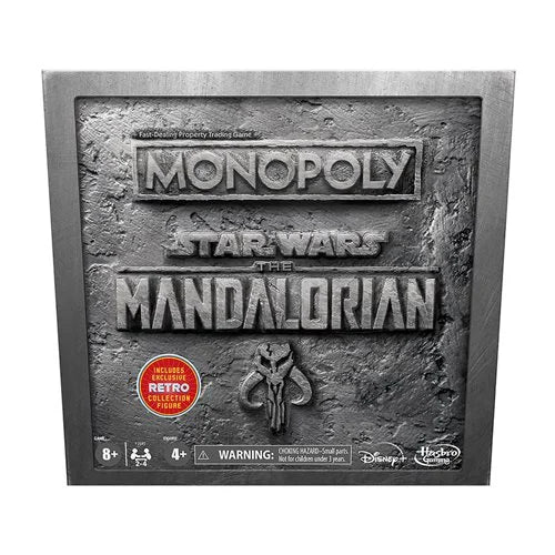 Star Wars The Mandalorian Monopoly Collector's Edition with Retro Remnant Stormtrooper Action Figure